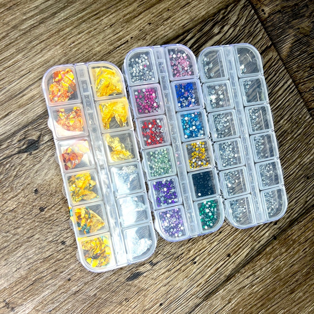 Colorful Nail Art Rhinestone Set